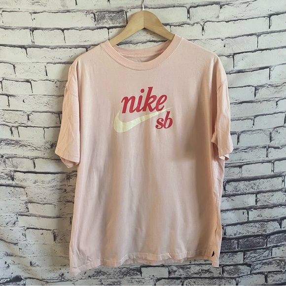Nike Other - Nike SB Skate Tee Orange Pearl SZ L Skateboarding